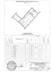 Поэтажный план и экспликация нежилого помещения в Ликино-Дулево Технический план в Ликино-Дулево